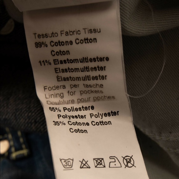 DONDUP FADED SKINNY JEANS 29 Made in Italy - Picture 5 of 5